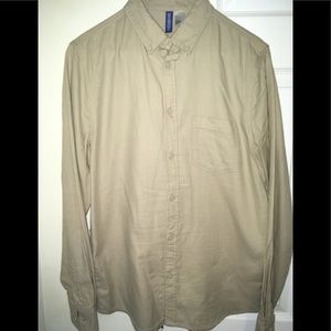 Divided H&m men’s carpenter button shirt